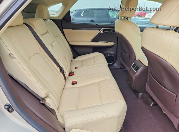 2T2JGMDA3LC049581 2020 LEXUS RX Beige Vista interior trasera