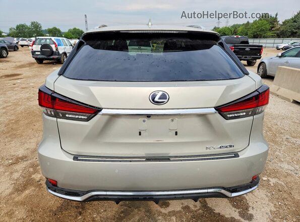 2T2JGMDA3LC049581 2020 LEXUS RX Beige Vista trasera