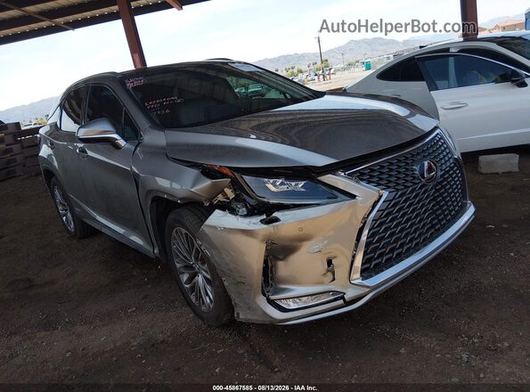 2T2JGMDA8NC087536 2022 LEXUS RX 450H Gray წინა ხედი