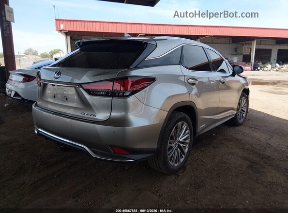 2T2JGMDA8NC087536 2022 LEXUS RX 450H Gray უკანა მარჯვენა