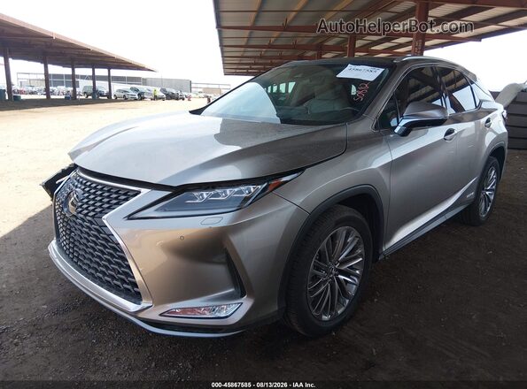 2T2JGMDA8NC087536 2022 LEXUS RX 450H Gray 