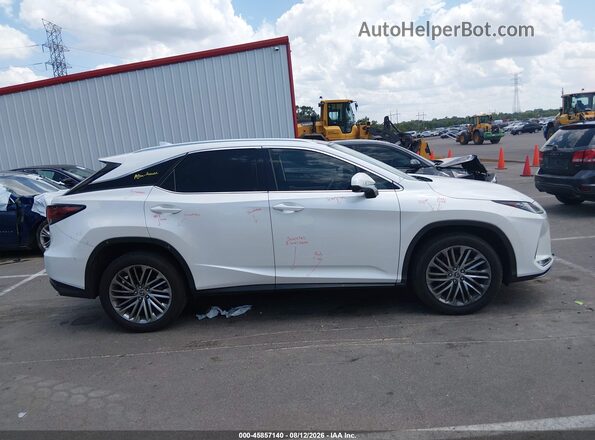 2T2JZMAA6LC179563 2020 LEXUS RX 350 White Vista interior trasera