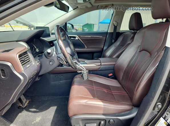 2T2JZMDA5LC233267 2020 LEXUS RX Black Front interior view