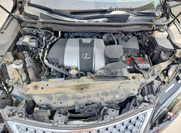 2T2JZMDA5LC233267 2020 LEXUS RX Black Engine compartment view