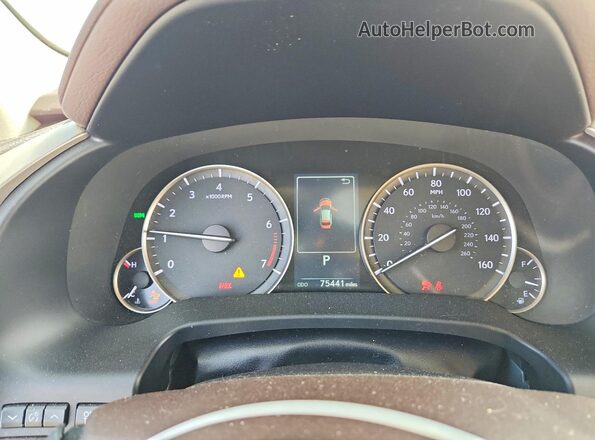 2T2JZMDA6LC250241 2020 LEXUS RX Silver Vista del cuadro de instrumentos