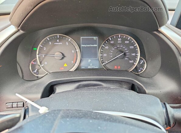 2T2JZMDA8LC249849 2020 LEXUS RX Silver ხელსაწყოთა პანელის ხედი