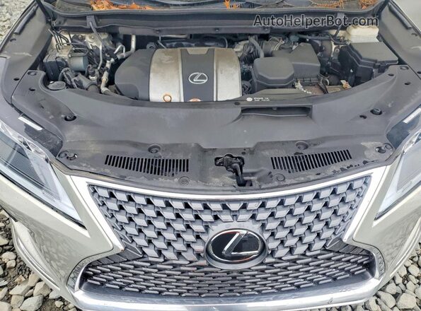 2T2JZMDAXMC261180 2021 LEXUS RX Tan Vista del compartimento del motor