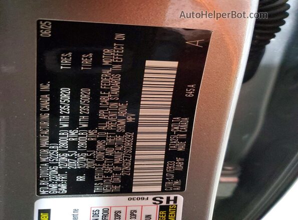 2T2KGCEZ7SC089292 2025 LEXUS NX Gray Widok wnętrza 360 stopni