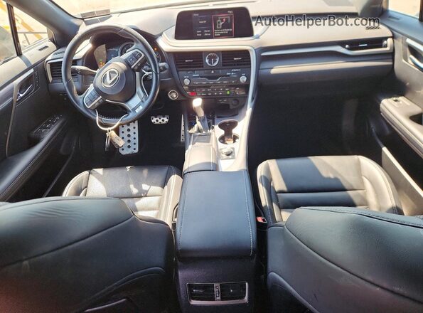 2T2SZMDA7MC284842 2021 LEXUS RX Gray Dashboard view