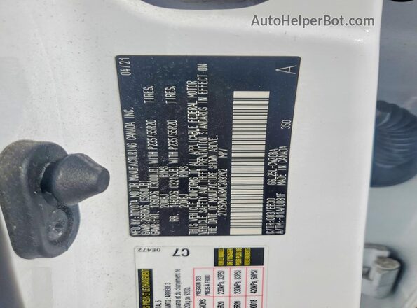 2T2SZMDA8MC289242 2021 LEXUS RX White Vista del compartimento del motor