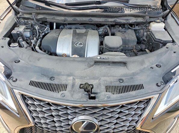 2T2YZMDA3LC215882 2020 LEXUS RX Black ძრავის განყოფილების ხედი