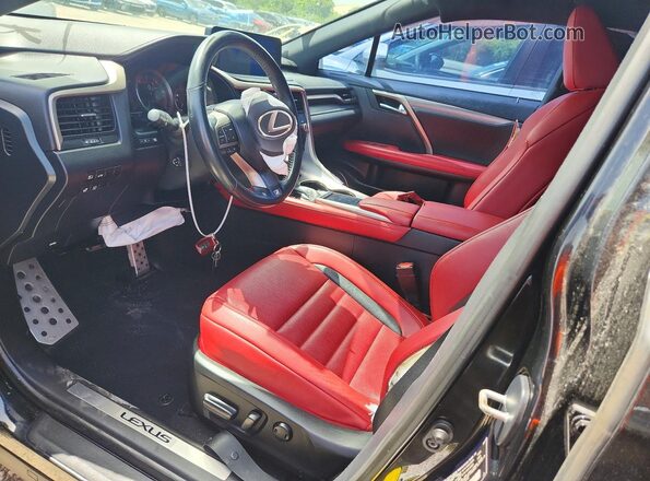 2T2YZMDA3MC262301 2021 LEXUS RX Черный Вид салона спереди