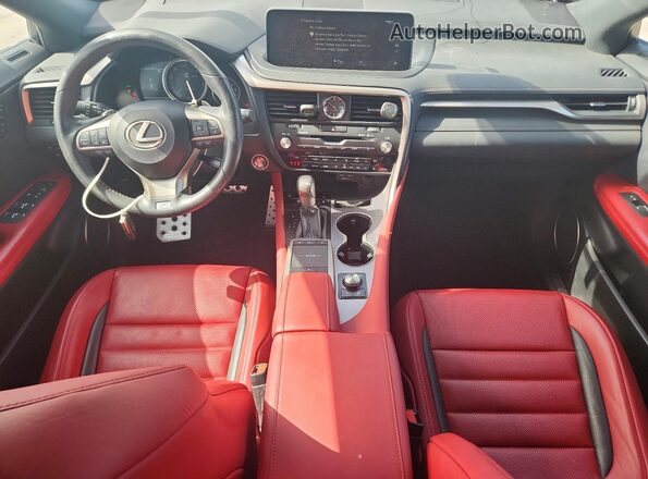 2T2YZMDAXNC327808 2022 LEXUS RX Белый Вид панели приборов