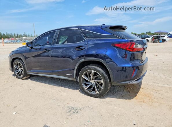 2T2ZFMCA3GC001267 2016 LEXUS RX Blue Trasero izquierdo