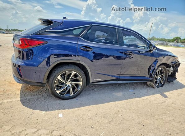 2T2ZFMCA3GC001267 2016 LEXUS RX Blue Trasero derecho