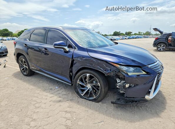 2T2ZFMCA3GC001267 2016 LEXUS RX Blue Delantero derecho