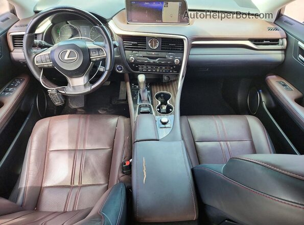 2T2ZFMCA3GC001267 2016 LEXUS RX Blue Vista del salpicadero