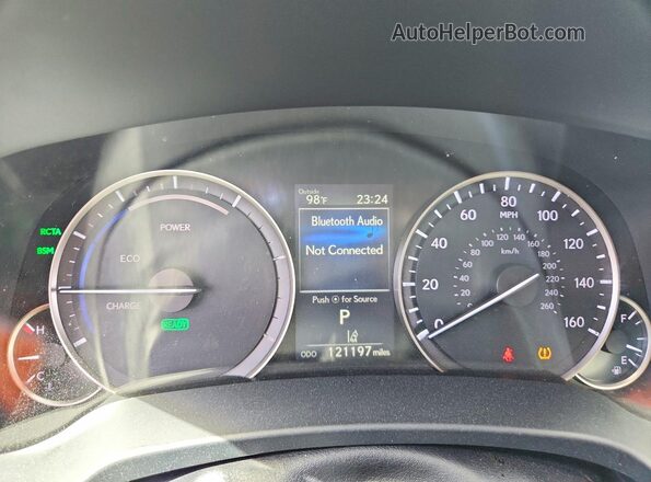 2T2ZFMCA3GC001267 2016 LEXUS RX Blue Vista del cuadro de instrumentos