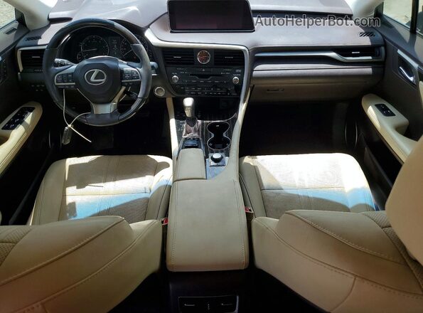 2T2ZZMCA1GC012839 2016 LEXUS RX Черный Вид панели приборов