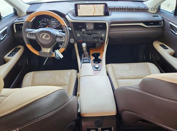 2T2ZZMCA1HC048693 2017 LEXUS RX Black Dashboard view