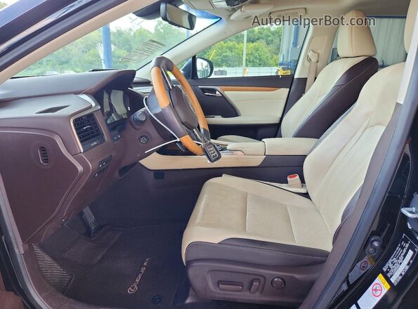 2T2ZZMCA1HC048693 2017 LEXUS RX Black Front interior view