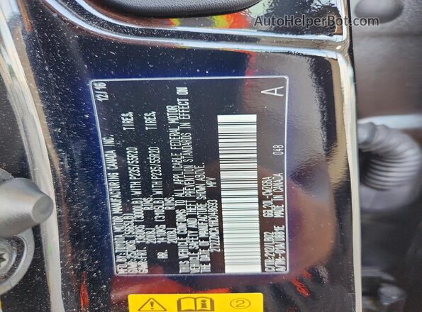 2T2ZZMCA1HC048693 2017 LEXUS RX Black Engine compartment view