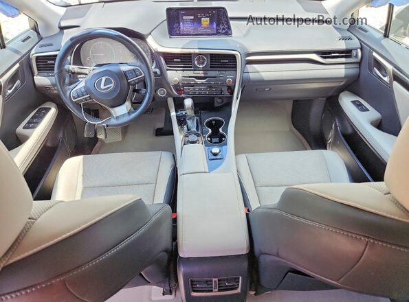 2T2ZZMCA1HC087574 2017 LEXUS RX Silver Вид панелі приладів
