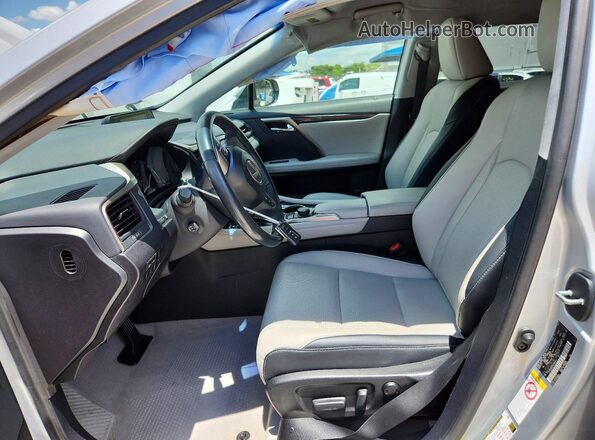 2T2ZZMCA1HC087574 2017 LEXUS RX Silver Вид салону спереду