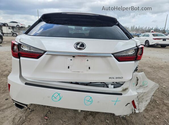 2T2ZZMCA1JC103374 2018 LEXUS RX White Vista trasera