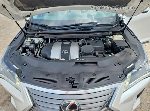 2T2ZZMCA1JC103374 2018 LEXUS RX White Vista del compartimento del motor