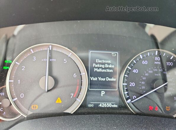 2T2ZZMCA1JC103374 2018 LEXUS RX White Vista del cuadro de instrumentos