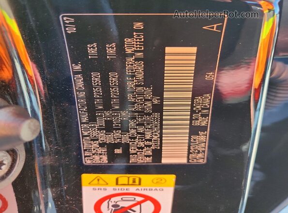 2T2ZZMCA2HC085588 2017 LEXUS RX Black 360 interior view