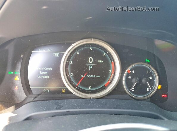 2T2ZZMCA2HC085588 2017 LEXUS RX Black Instrument cluster view