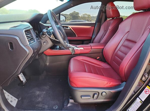 2T2ZZMCA2HC085588 2017 LEXUS RX Black Front interior view