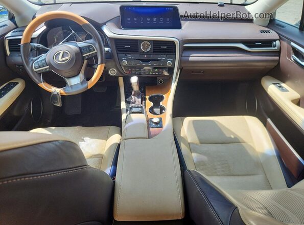 2T2ZZMCA2JC104856 2018 LEXUS RX Red Առջևի վահանակի տեսք