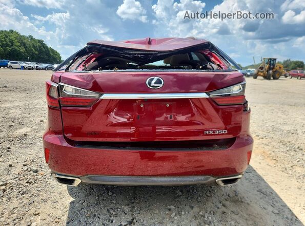 2T2ZZMCA2JC104856 2018 LEXUS RX Red Հետևի տեսք