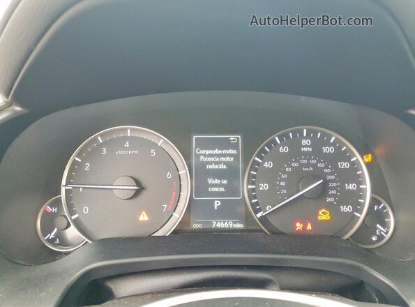 2T2ZZMCA2KC139866 2019 LEXUS RX Gray Widok zestawu wskaźników