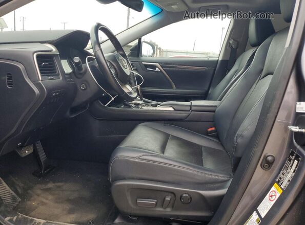2T2ZZMCA2KC139866 2019 LEXUS RX Gray Widok wnętrza z przodu