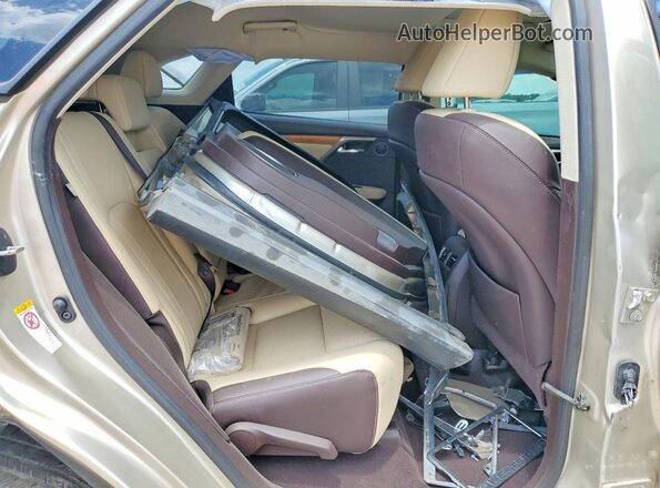 2T2ZZMCA2KC143741 2019 LEXUS RX Gold Widok wnętrza z tyłu