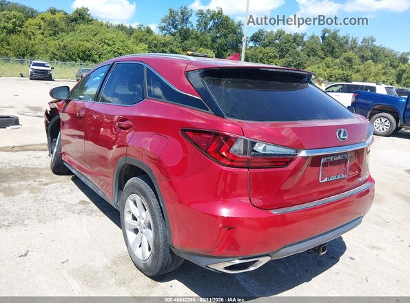 2T2ZZMCA3GC004094 2016 LEXUS RX 350 Red უკანა მარცხენა