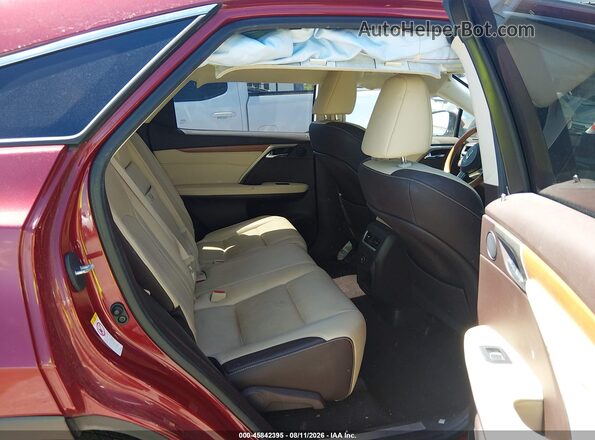 2T2ZZMCA3GC004094 2016 LEXUS RX 350 Red VIN კოდის სტიკერის ხედი