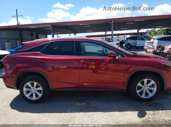 2T2ZZMCA3GC004094 2016 LEXUS RX 350 Red უკანა სალონის ხედი