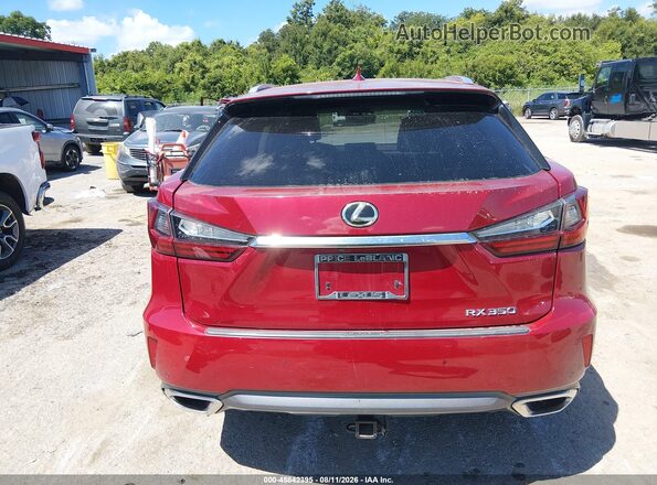2T2ZZMCA3GC004094 2016 LEXUS RX 350 Red 