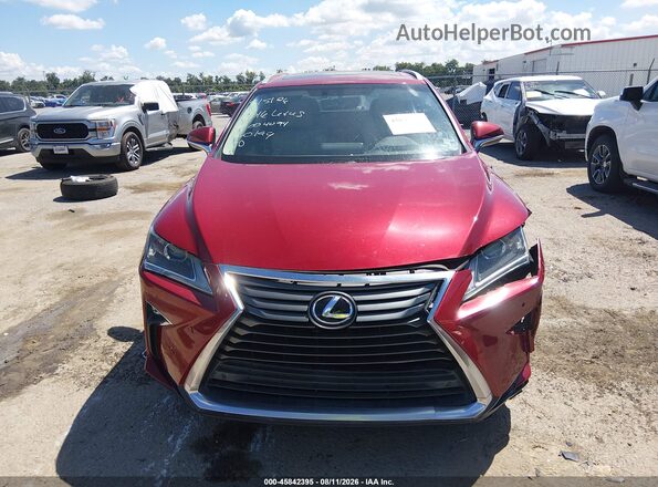 2T2ZZMCA3GC004094 2016 LEXUS RX 350 Red ხელსაწყოთა პანელის ხედი