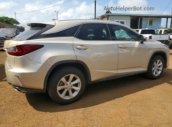 2T2ZZMCA3GC018013 2016 LEXUS RX Beige Задня права чверть