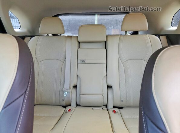 2T2ZZMCA3GC018013 2016 LEXUS RX Beige Вид задніх сидінь