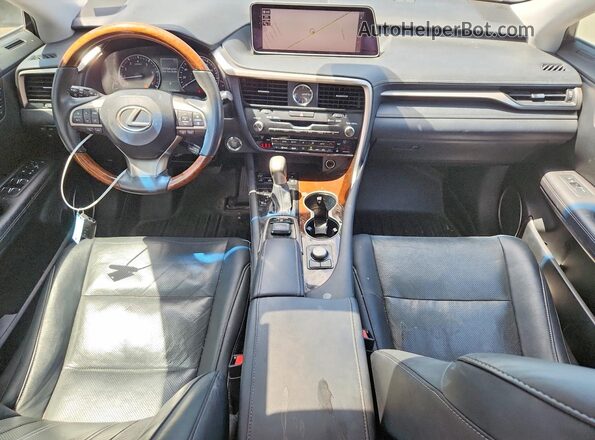 2T2ZZMCA3HC037419 2017 LEXUS RX Black Vista del salpicadero