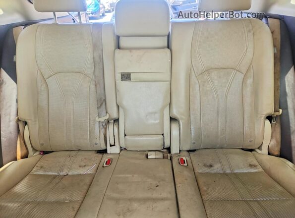 2T2ZZMCA3HC044595 2017 LEXUS RX Gold Rear seats view