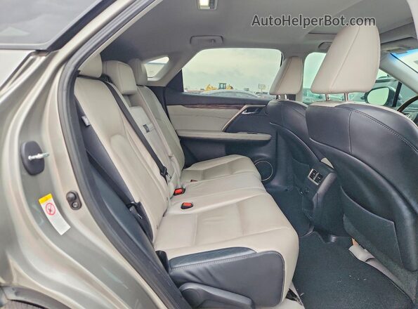 2T2ZZMCA3HC080948 2017 LEXUS RX Silver Rear interior view