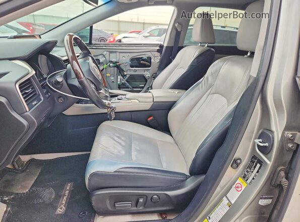 2T2ZZMCA3HC080948 2017 LEXUS RX Silver Front interior view